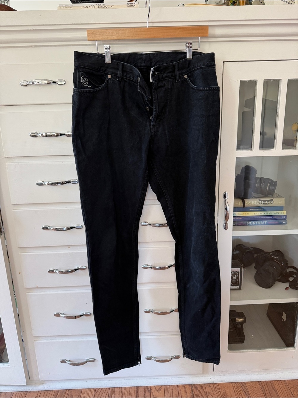 Alexander McQueen vintage black jeans